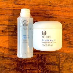Nu Skin Face Lift Powder SIZE 2.65 OZ. and Face Lift Activator 4.2 OZ.